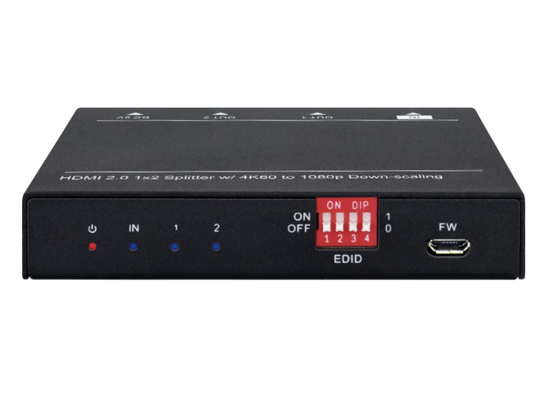 Aurora Multimedia DXE-122A-DS 1×2 HDMI 2.0A 4K Splitter with Auto EDID Management