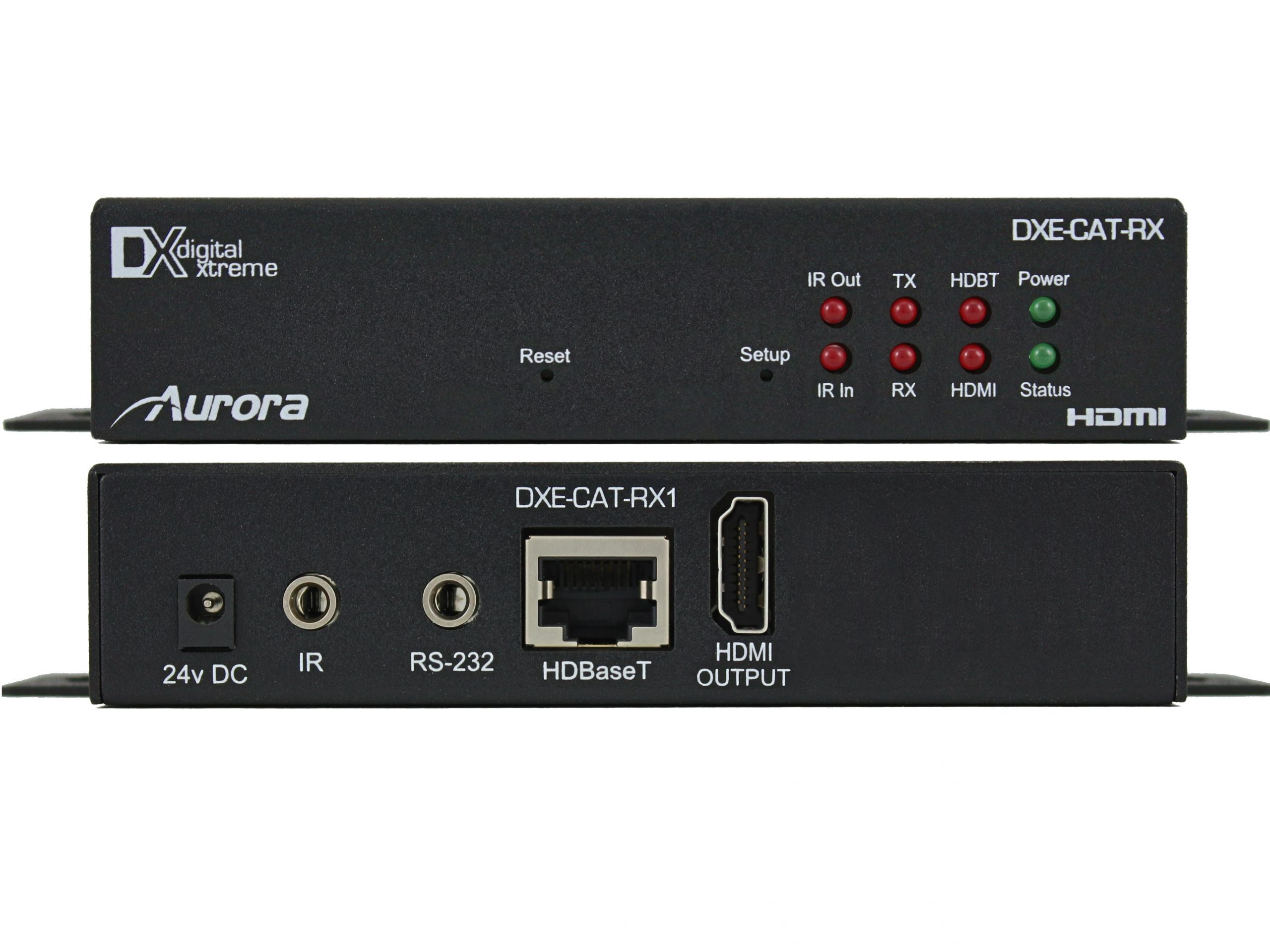 Aurora Multimedia DXE-CAT-RX1-4K 4K UHD HDMI HDBaseT Extender (Receiver) 230ft