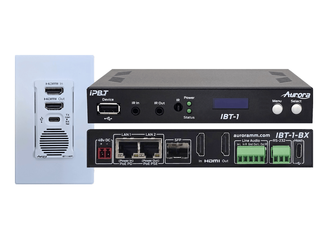 Aurora Multimedia IBT-1-BX IPBaseT® AV Distribution Box Unit