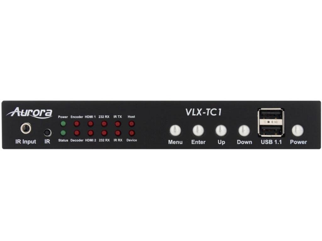 Aurora Multimedia VLX-TC1-CF 4K 1Gbps AV-over-IP Transceiver Box (Copper and SFP slot)