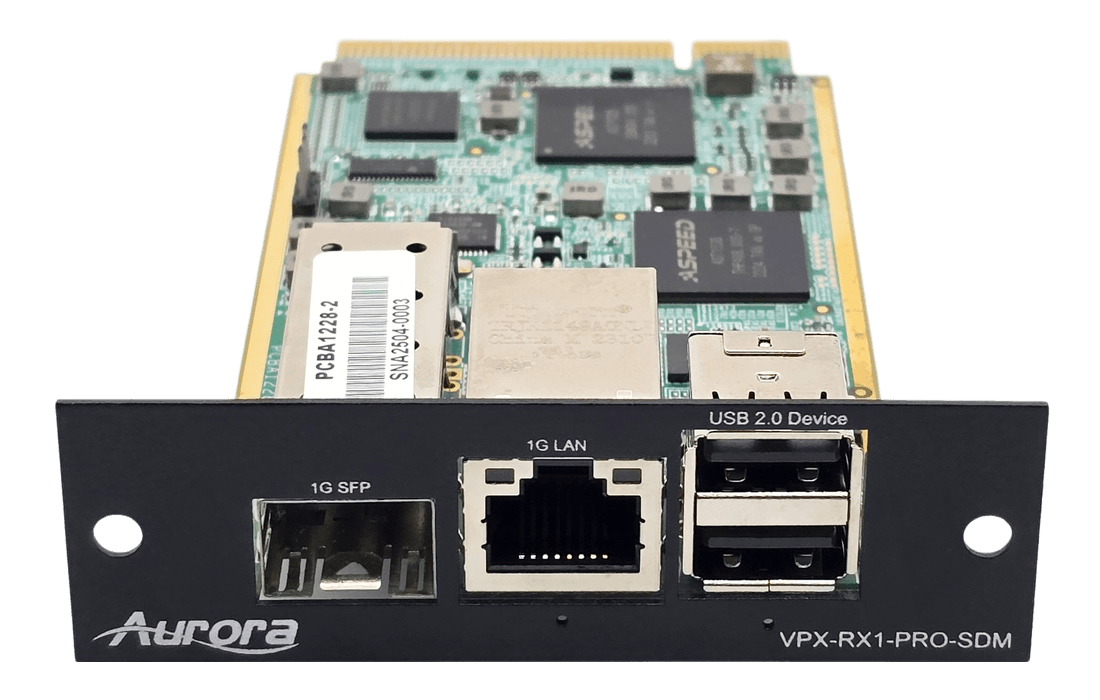 Aurora Multimedia VPX-RX1-SDM 1G 4K60 AV over IP Smart Display Module (SDM Card) - Image 2