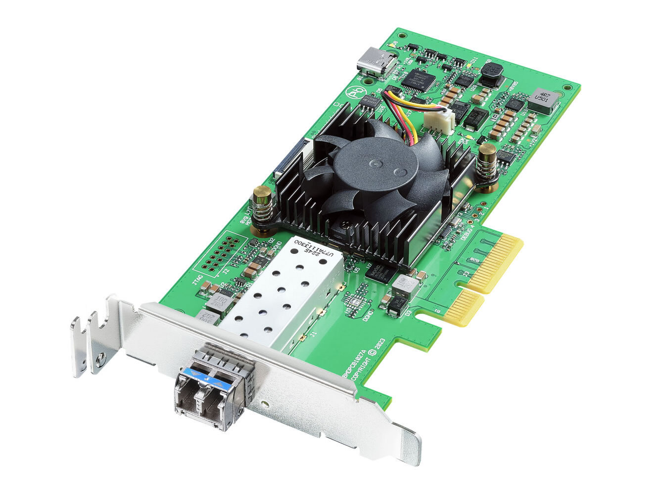 Blackmagic Design BMD-BDLKIPDIP/OPT/HD IP HD Optical PCIe x4 10G Fiber SFP+ 2-In/2-Out 10-Bit Uncompressed 1080p60