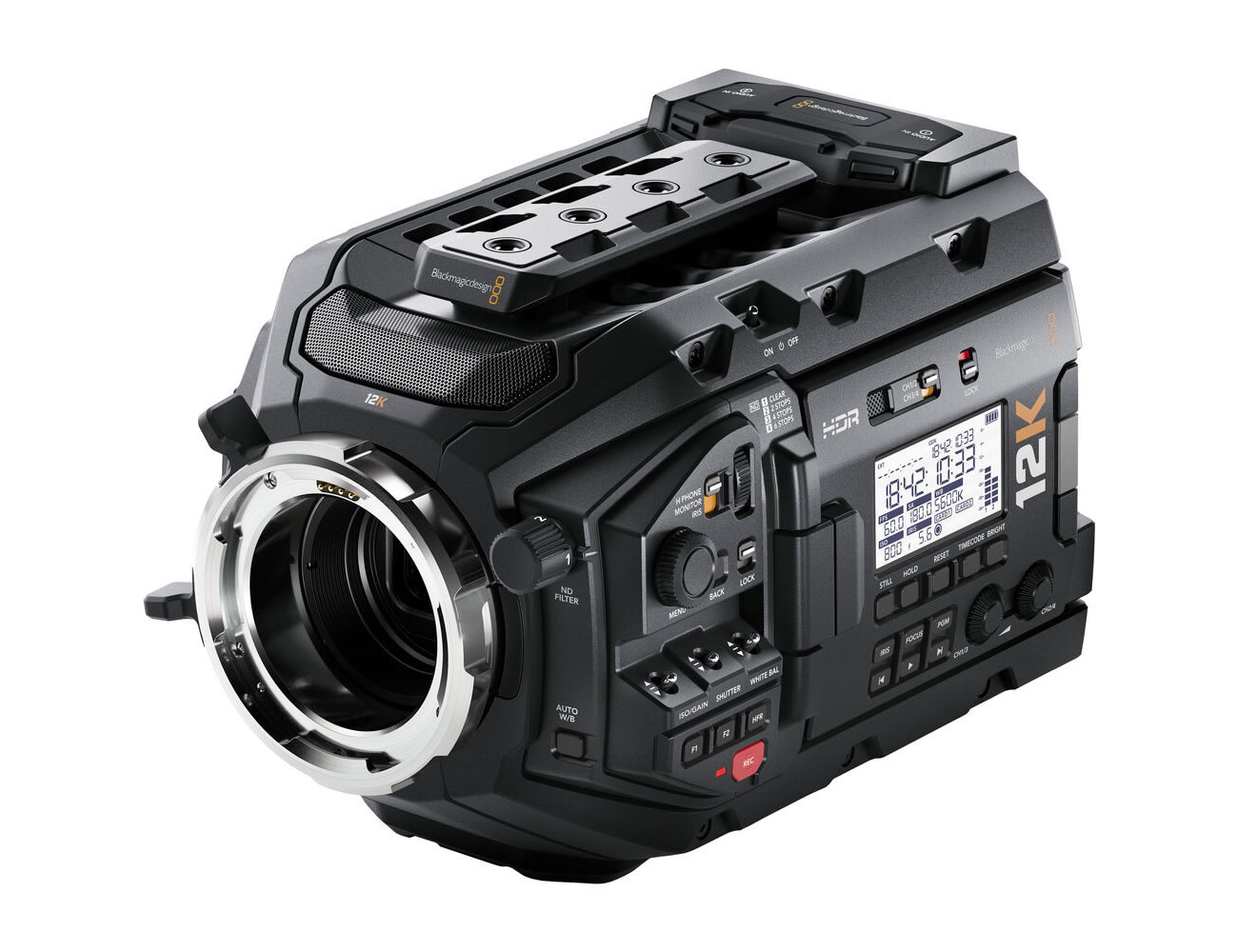 Blackmagic Design BMD-CINEURSAMUPRO12KOLPF URSA Mini Pro 12K OLPF Super35 12K Sensor / 14-Stop DR / 12-Bit RAW / PL Mount