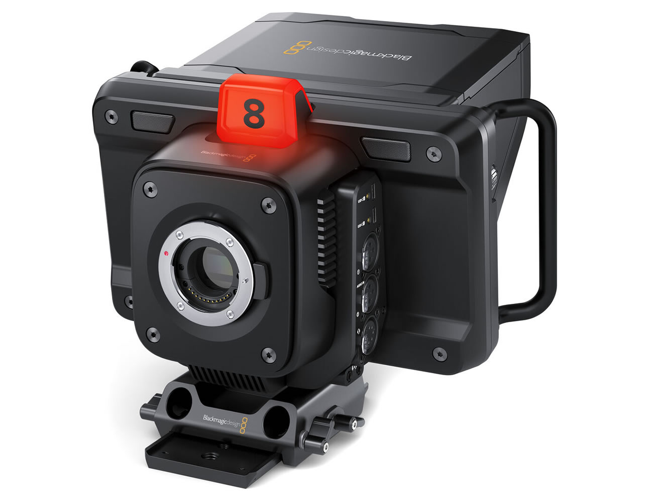 Blackmagic Design BMD-CINSTUDMFT/G24PDFG2 Studio Camera 4K / 7in Touchscreen / 12G-SDI / 10GbE Ethernet / RAW Recording