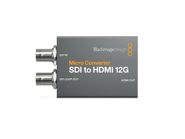 Blackmagic Design BMD-CONVCMIC/SH12G/WPSU Micro Converter SDI to HDMI 12G PSU