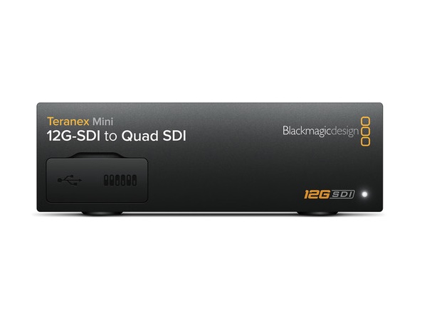 Blackmagic Design BMD-CONVNTRM/DB/SDIQD Teranex Mini – 12G-SDI to Quad SDI Converter