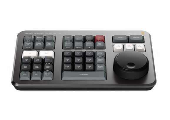 Blackmagic Design BMD-DV/RES/BBPNLMLEKA DaVinci Resolve Speed Editor / Bluetooth / USB-C / 43 Keys / Studio License