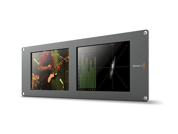 Blackmagic Design BMD-HDL-SMTWSCOPEDUO4K2 SmartScope Duo 4K 2 Rack-Mounted Dual 6G-SDI Monitors