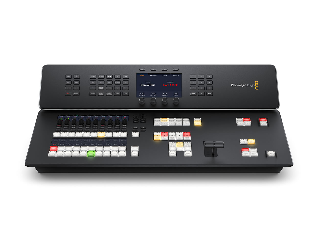 Blackmagic Design BMD-SWATEMTVSTA/HD08 Compact Live Production Switcher/8 Inputs/Streaming/Multiview