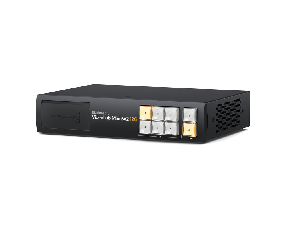 Blackmagic Design BMD-VHUBSMTI12G0602 Videohub Mini 6×2 12G Router