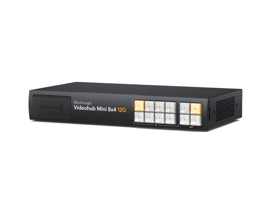 Blackmagic Design BMD-VHUBSMTK12G0804 Videohub Mini 8×4 12G Router