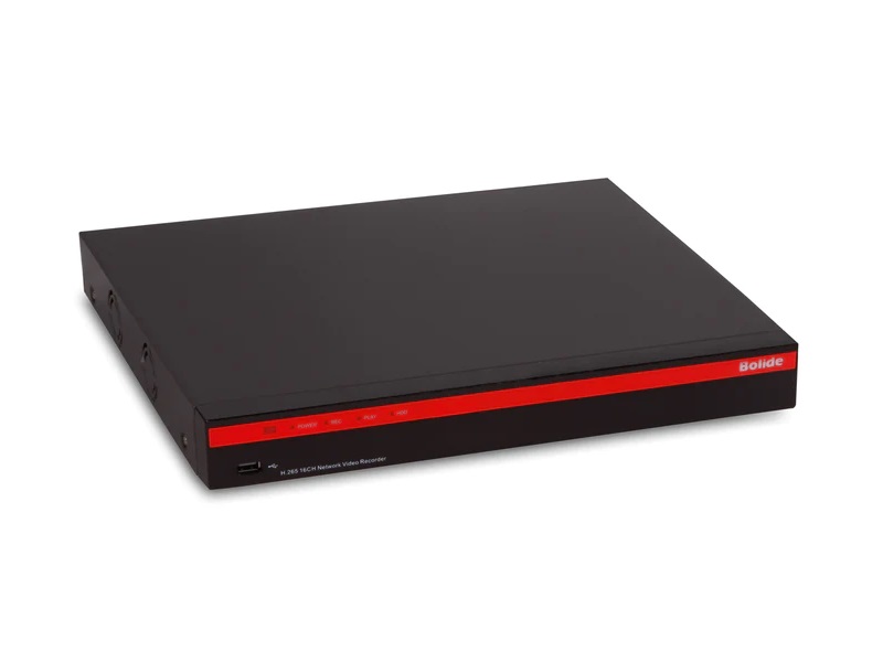Bolide BN-NVR/16NX-S/NDAA 16-Channel with 16-Port POE/NDAA Compliant/iPac AI Enabled