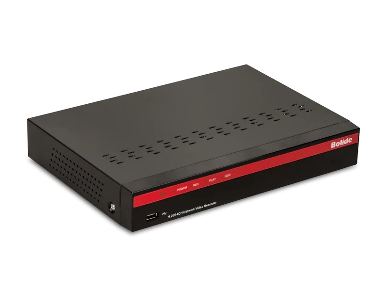 Bolide BN-NVR/4NX/NDAA 4-Channel with 4-Port POE/iPac AI Enabled/NDAA Compliant