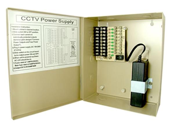 Bolide BP0050/9-5 12VDC 9 Output 5AMP Regulated Power Supply