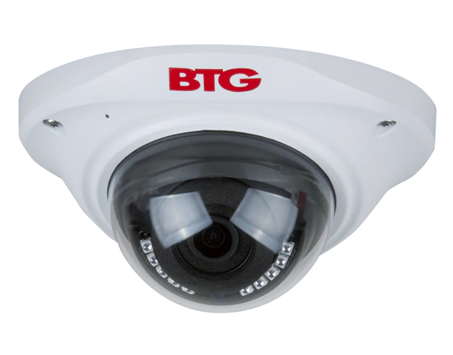 Bolide BV9099 4K @ 15fps / H.265 Small Vandal Dome, 2.8mm Lens, built-in POE