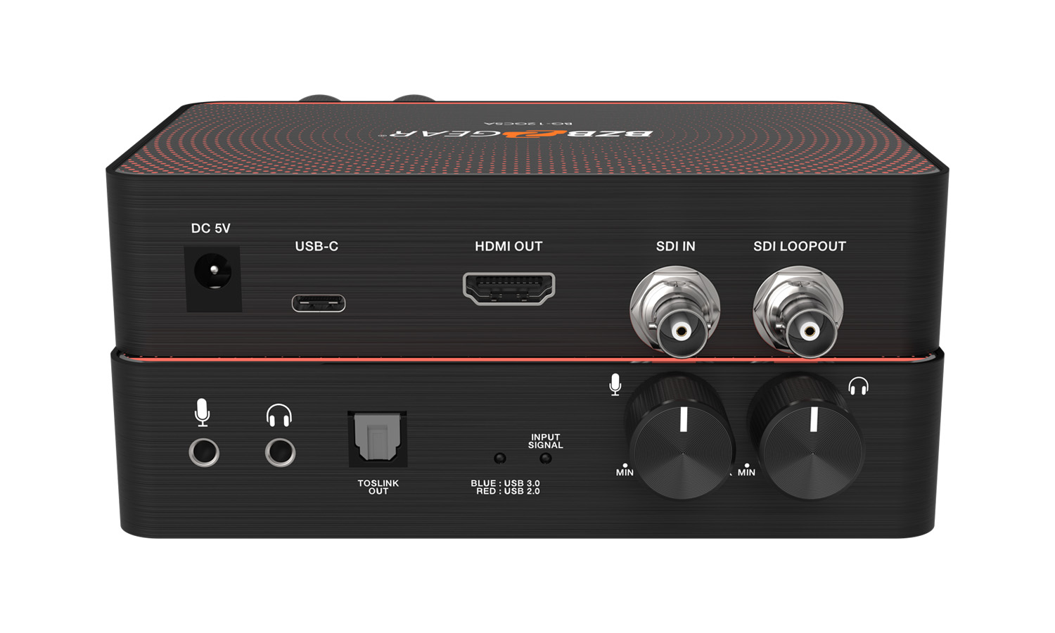BZBGEAR BG-12GCSA USB-C 12G-SDI Video Capture Card Box with Scaler/HDMI 2.0/12G-SDI Loop Out and Audio