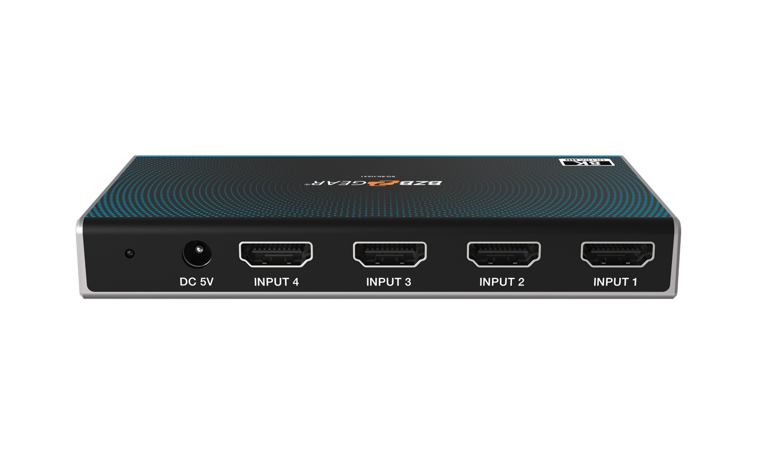 BZBGEAR BG-8K-HS41 4x1 8K UHD Ultra Slim HDMI 2.1 Switcher (8K60/4K120Hz 4:4:4 and VRR/FVA/ALLM Support) - Image 10