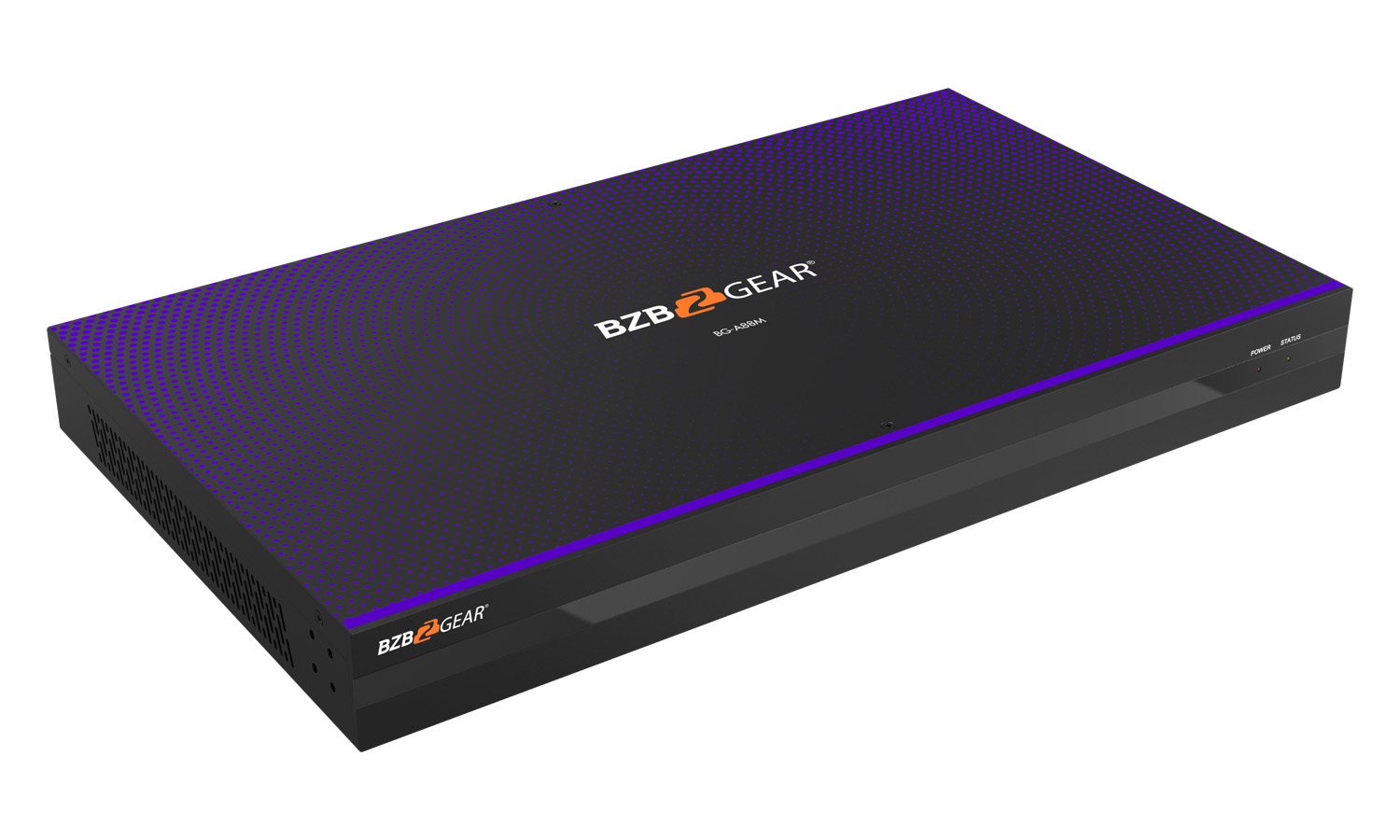 BZBGEAR BG-A88M-b 8x8 Balanced Digital Audio Processor/Matrix with AEC/ANS/AGC/Auto Mixer and 8-Channel Programmable GPIO Support - Image 2