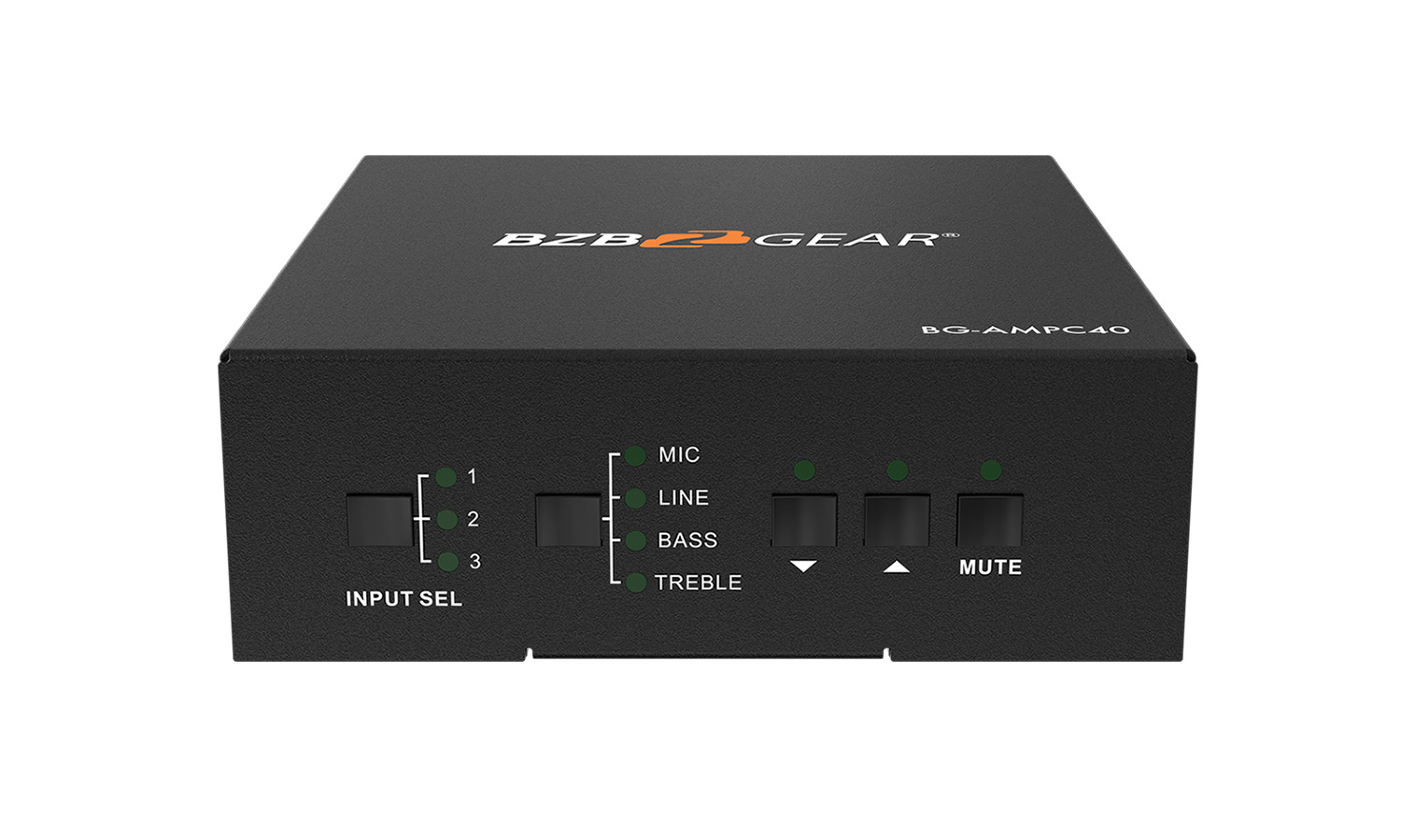 BZBGEAR BG-AMPC40 2-Channel 40W 70/100V Stereo/Mono Audio Amplifier