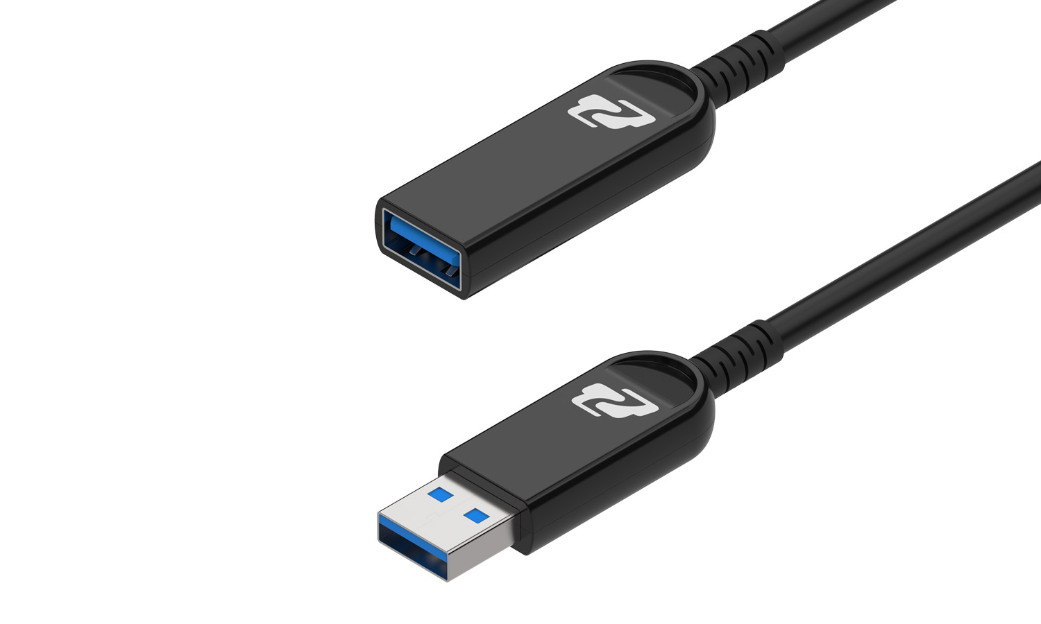 BZBGEAR BG-CAB-U3A20 USB 3.0 AM/AF Active Optical Extension Cable - 20m/66ft - Image 3