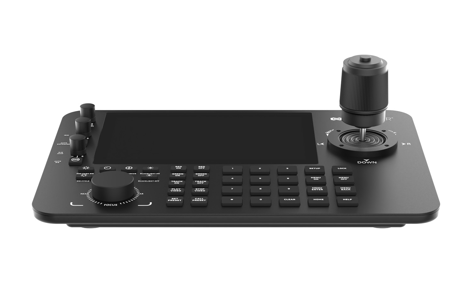 BZBGEAR BG-Commander-Pro Professional Serial and IP PTZ Joystick Controller with Touchscreen and POE (IP/RS-232/422/485) - Image 13