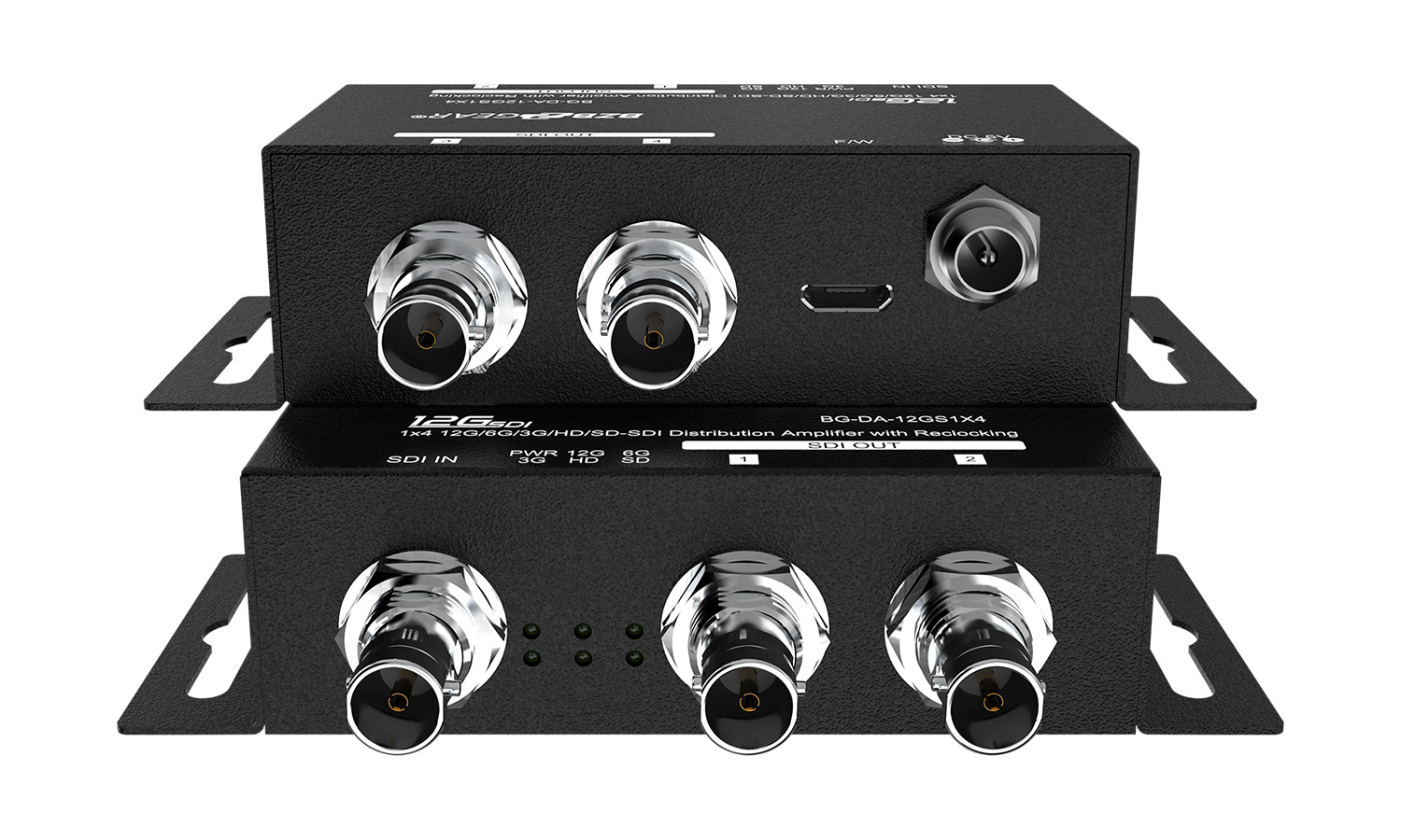 BZBGEAR BG-DA-12GS1X4 4K UHD 12G-SDI 1x4 Splitter/Distribution Amplifier - Image 9