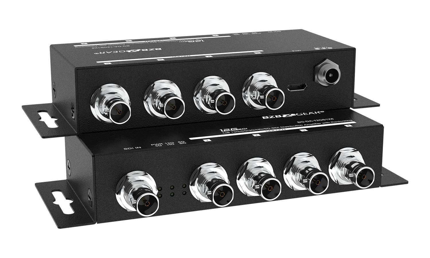 BZBGEAR BG-DA-12GS1X8 4K UHD 12G-SDI 1x8 Splitter/Distribution Amplifier - Image 7