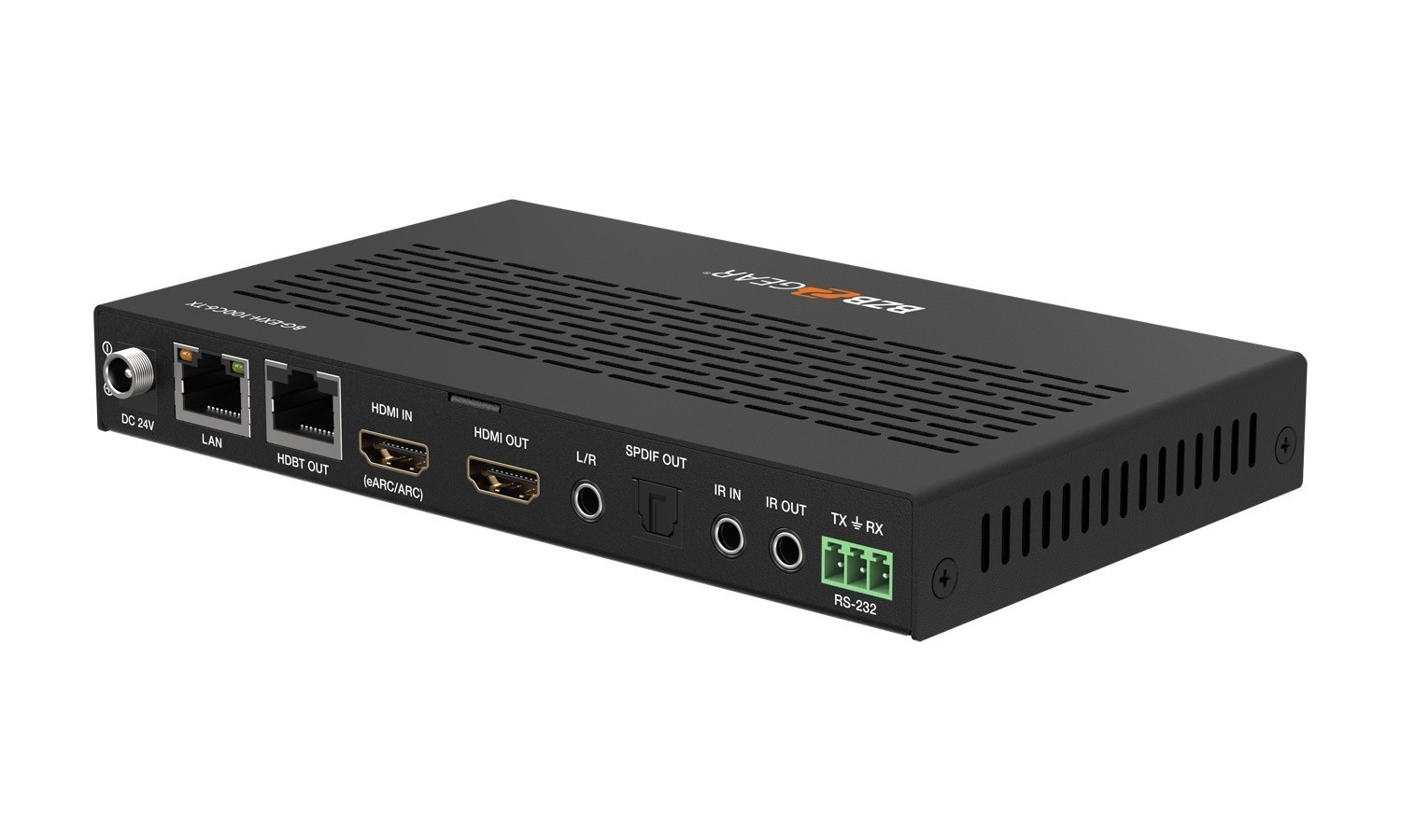 BZBGEAR BG-EXH-100C6 4K UHD HDMI/HDBaseT 3.0 Extender with IR/eARC/ARC/PoC/RS-232/Ethernet/USB 2.0 and Audio Embedding/De-embedding up to 330ft - Image 9