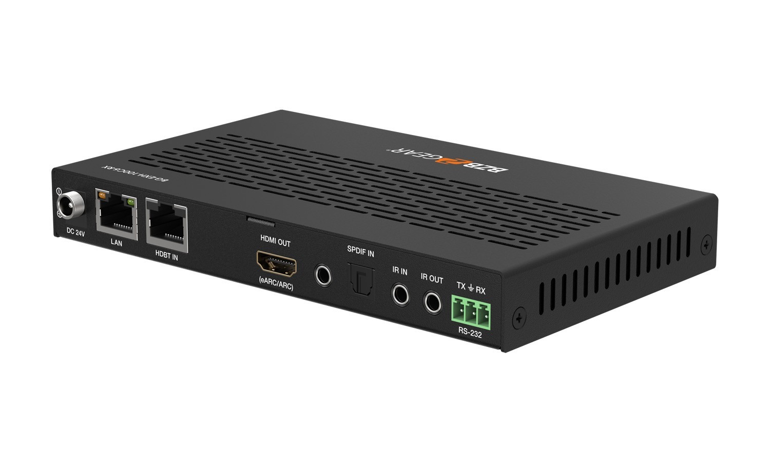 BZBGEAR BG-EXH-100C6 4K UHD HDMI/HDBaseT 3.0 Extender with IR/eARC/ARC/PoC/RS-232/Ethernet/USB 2.0 and Audio Embedding/De-embedding up to 330ft - Image 10
