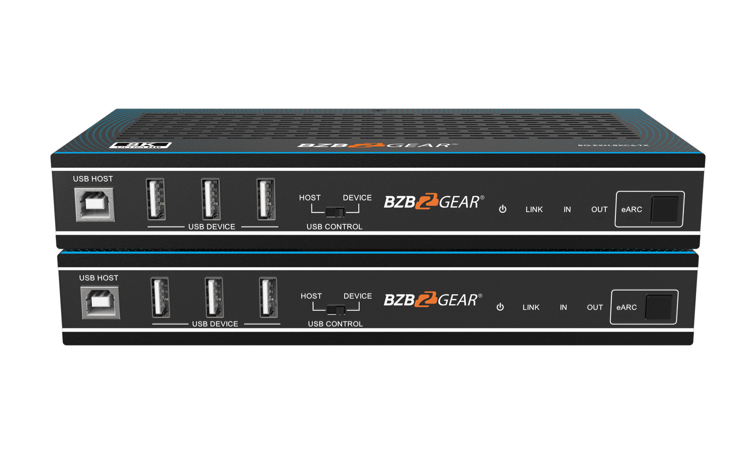 BZBGEAR BG-EXH-8KC6 8K UHD HDMI 2.1 Extender – 8K30/4K120Hz with IR/eARC/ARC/PoC/RS-232/Ethernet/USB 2.0 and Audio Embedding/De-embedding up to 295ft