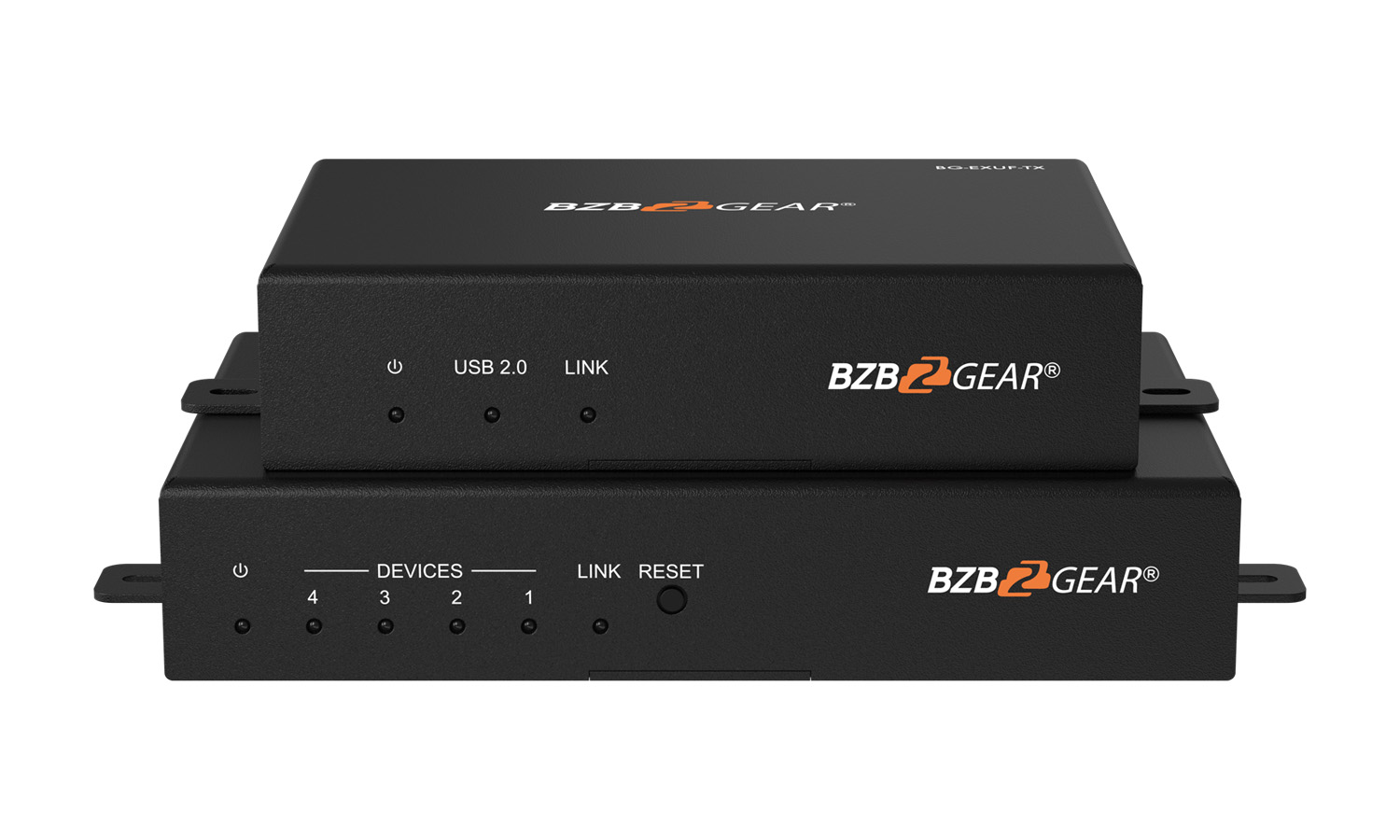 BZBGEAR BG-EXUF 4-Port USB 2.0/3.0/3.1 SuperSpeed Extender Over Fiber Optic Cable