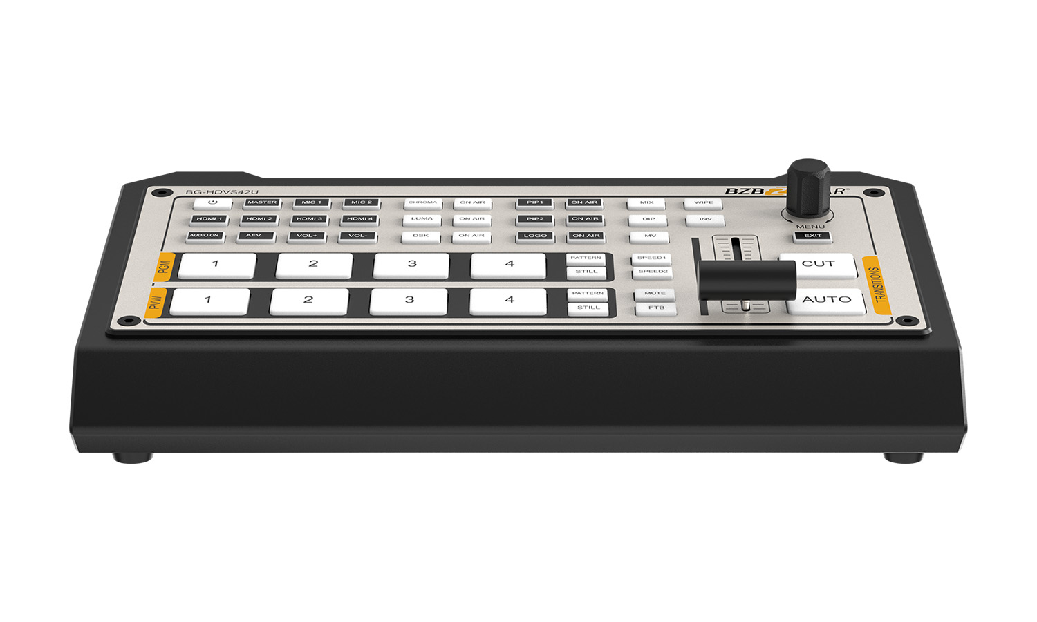 BZBGEAR BG-HDVS42U 4-Channel 1080P FHD HDMI Live Streaming Switcher Mixer with HDMI/USB-C Output - Image 5