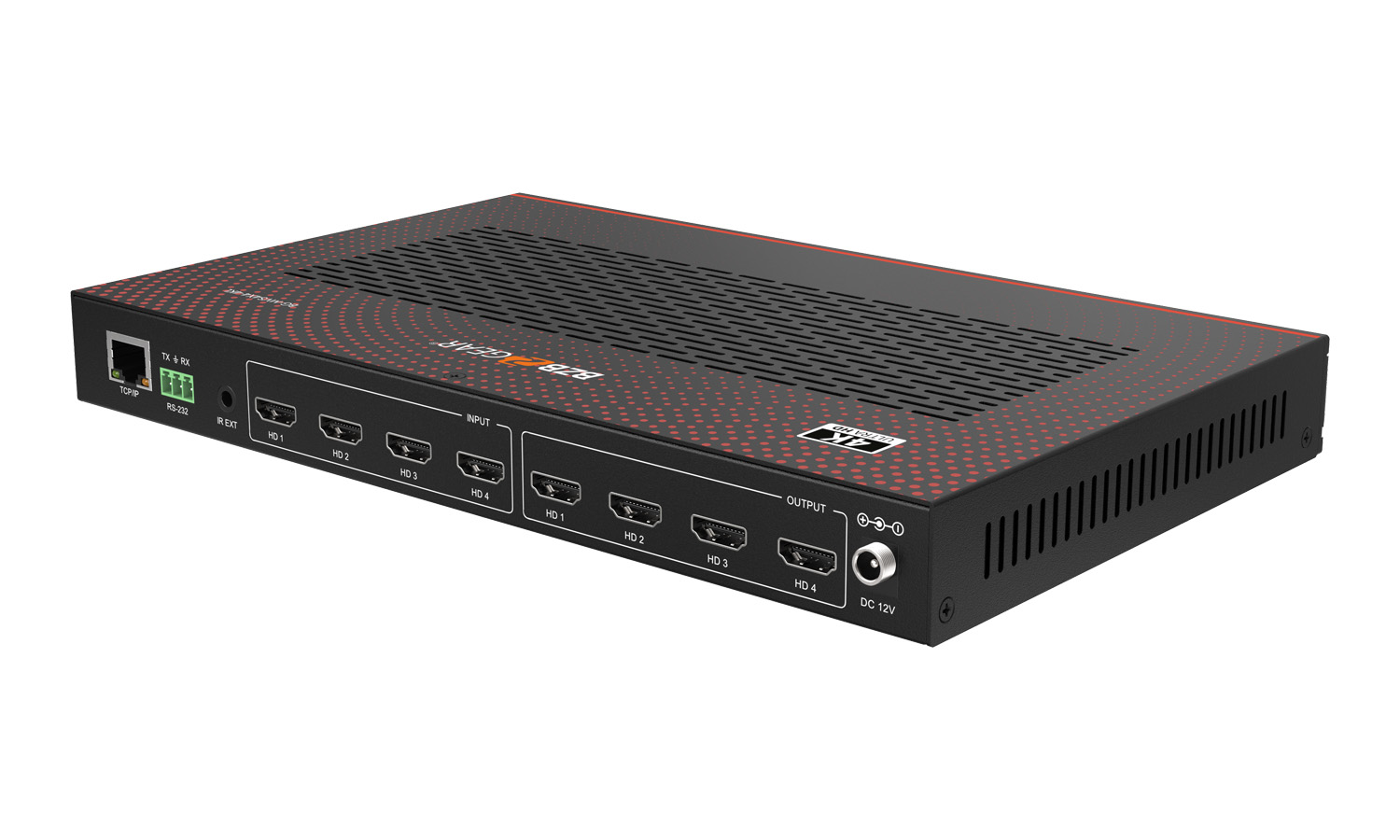 BZBGEAR BG-MVS4X4-4KL 4x4 4K UHD HDMI Video Wall Processor/Seamless Matrix Switcher - Image 3