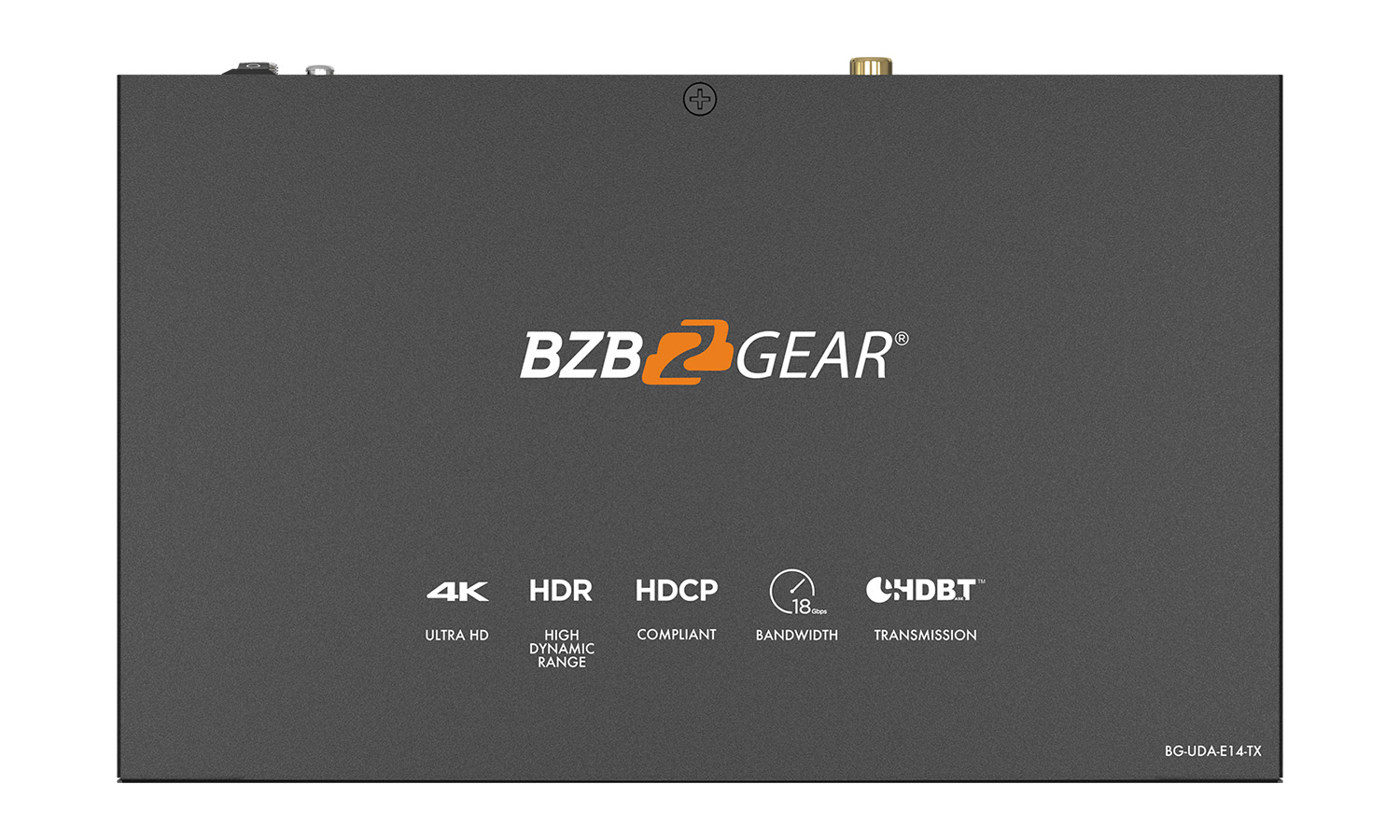 BZBGEAR BG-UDA-E14 1x4 4K UHD HDMI HDBaset Splitter/Distribution Amplifier Kit with 4 Receivers and IR/RS-232/Audio De-embedding up to 390ft Over Category Cable - Image 7