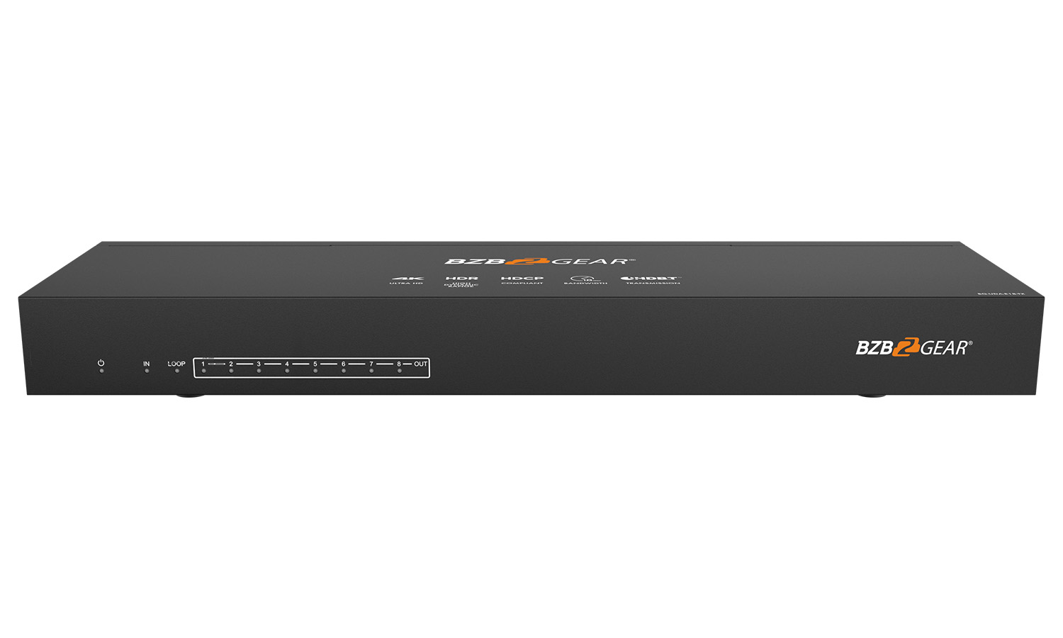 BZBGEAR BG-UDA-E18 1x8 4K UHD HDMI HDBaset Splitter/Distribution Amplifier Kit with 8 Receivers and IR/RS-232/Audio De-embedding up to 390ft Over Category Cable - Image 9