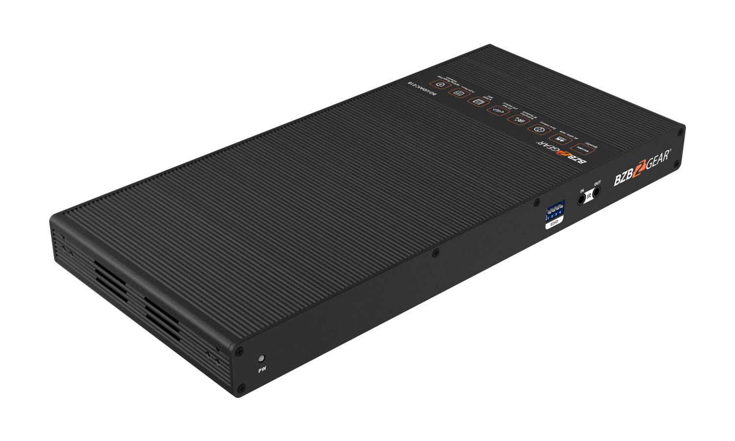 BZBGEAR BG-UDAIC-E18 1x8 4K UHD HDMI Splitter/Distribution Amplifier Kit with 8 Receivers and IR/RS-232/Audio De-embedding up to 230ft over Category Cable - Image 3