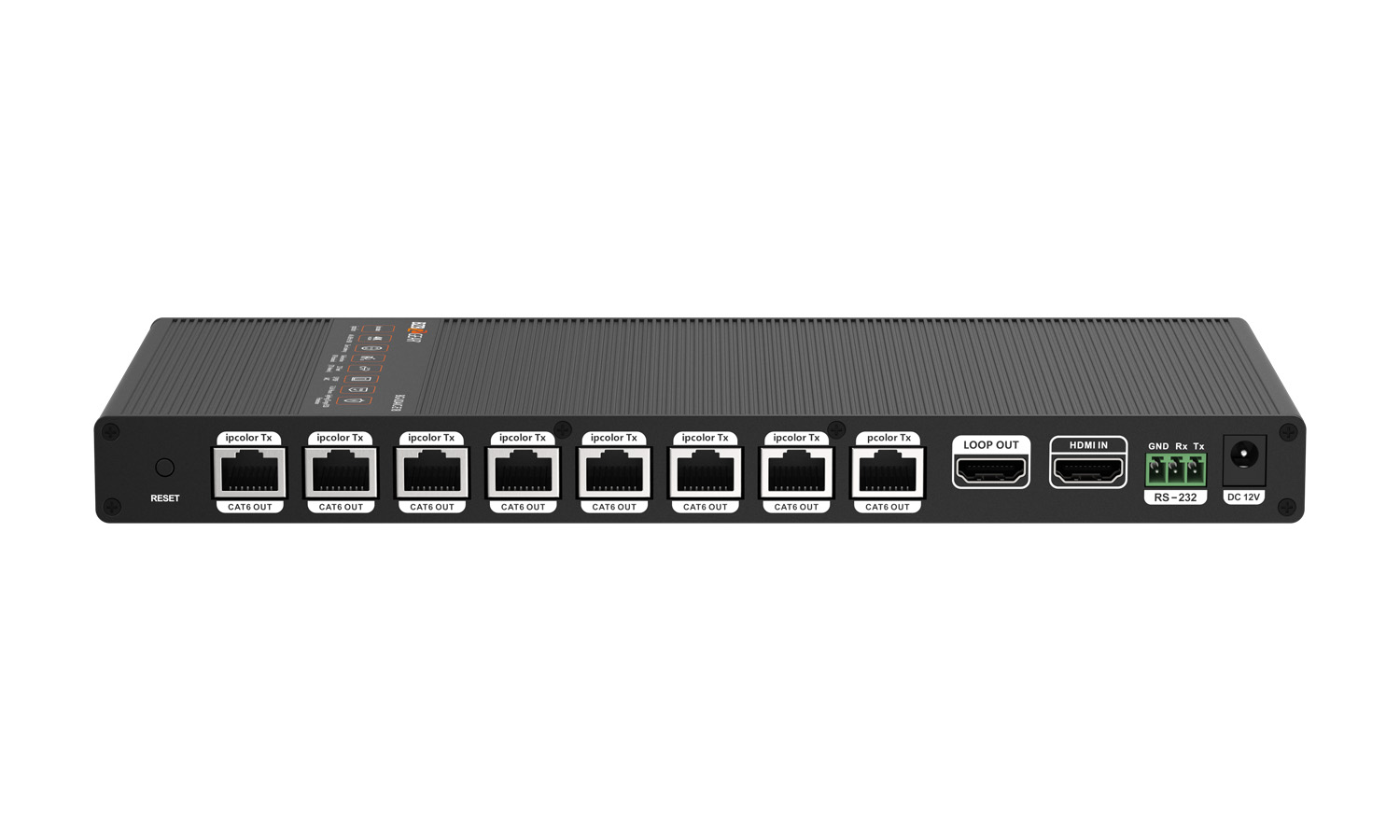 BZBGEAR BG-UDAIC-E18 1x8 4K UHD HDMI Splitter/Distribution Amplifier Kit with 8 Receivers and IR/RS-232/Audio De-embedding up to 230ft over Category Cable - Image 8