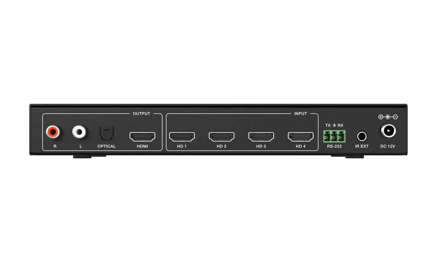 BZBGEAR BG-UHD-MVS41A 4x1 4K UHD HDMI Seamless Switcher/Quad MultiViewer with Audio De-Embedding - Image 6