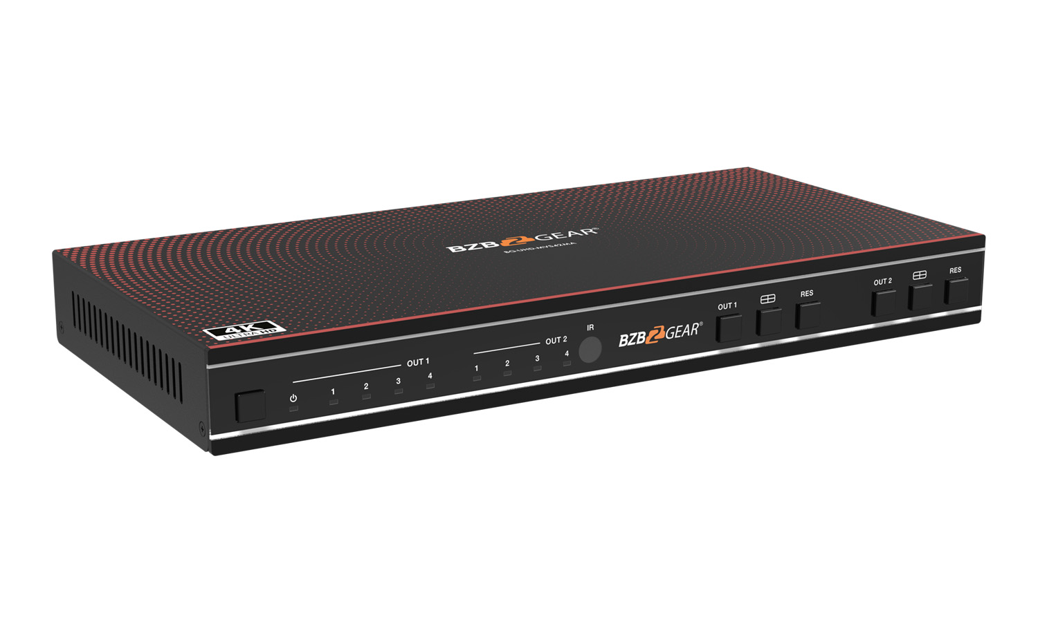 BZBGEAR BG-UHD-MVS42MA 4x2 4K UHD HDMI Seamless Switcher/Quad MultiViewer with Audio De-Embedding - Image 2