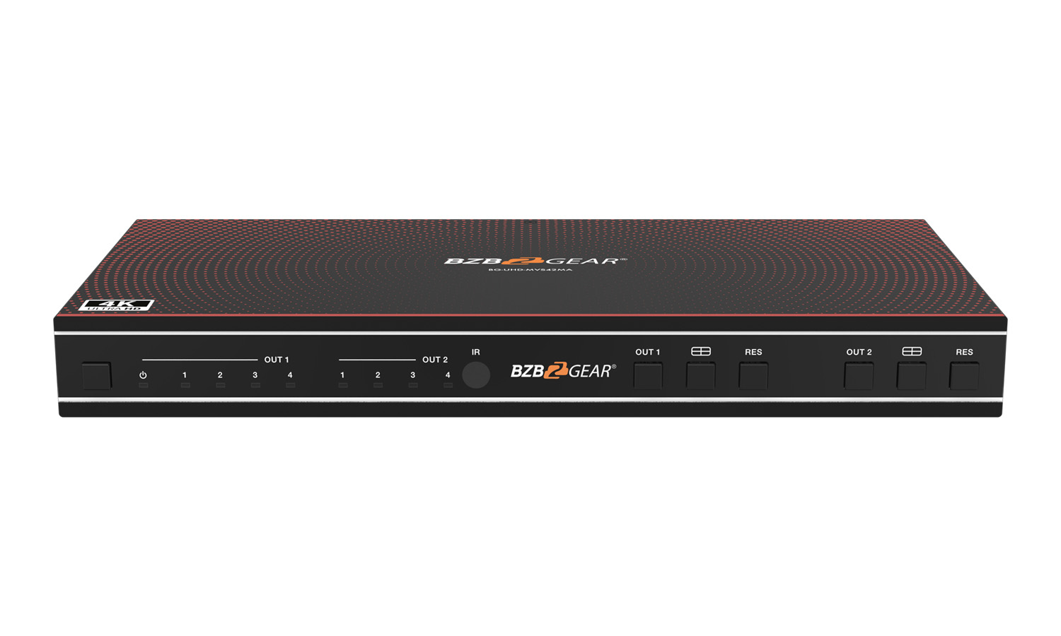 BZBGEAR BG-UHD-MVS42MA 4x2 4K UHD HDMI Seamless Switcher/Quad MultiViewer with Audio De-Embedding - Image 9