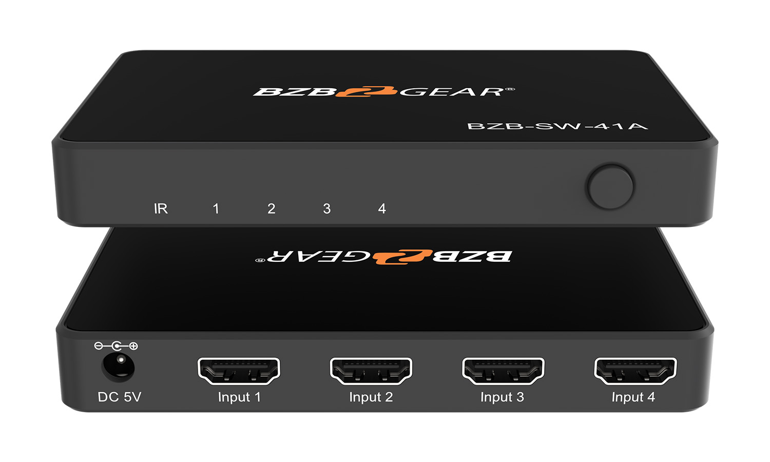 BZBGEAR BZB-SW-41A 4x1 4K UHD Ultra Slim HDMI Switcher with IR Remote Control - Image 9
