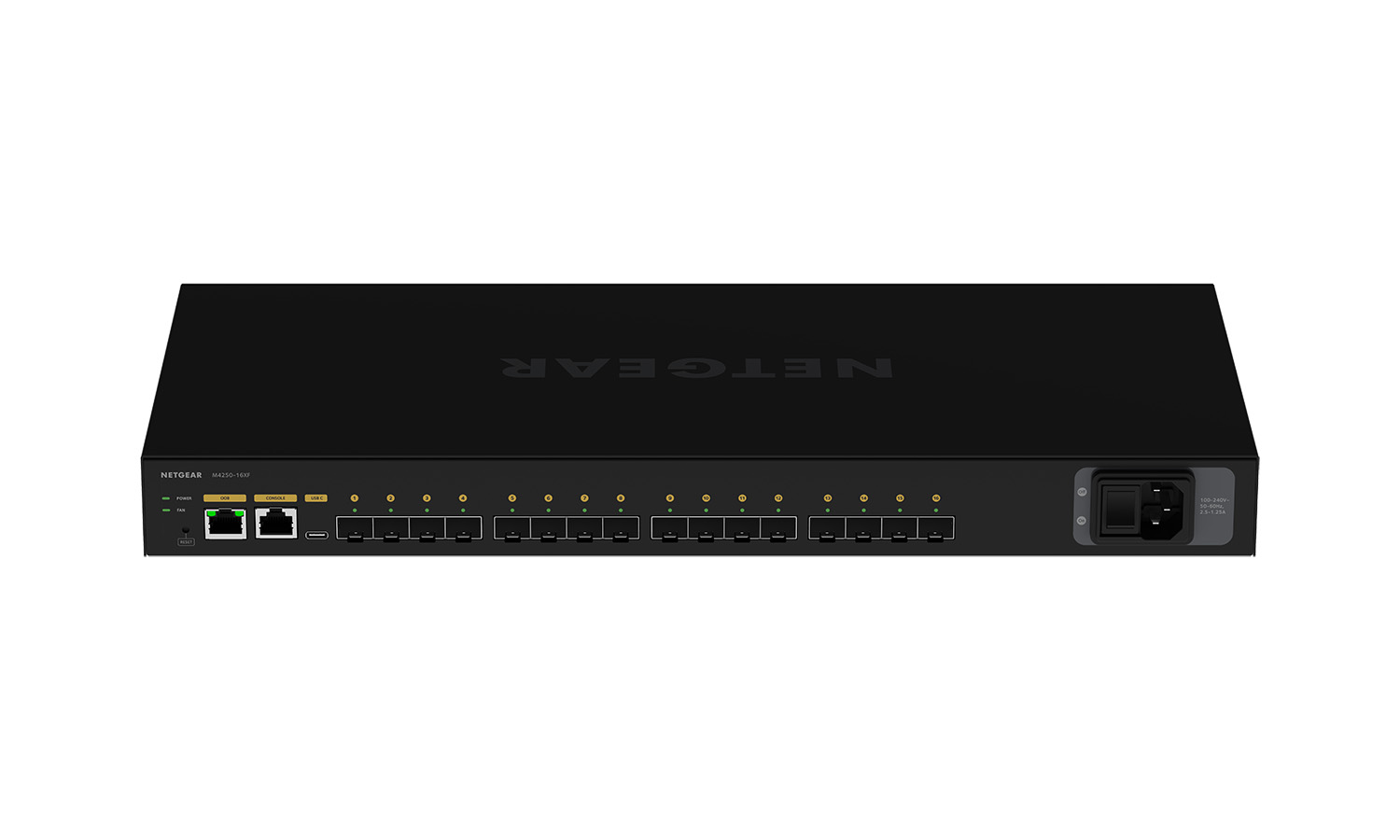 BZBGEAR NET-M4250-16XF-PC NETGEAR AV Line M4250-16XF Managed Switch 16 x 10 Gigabit SFP+