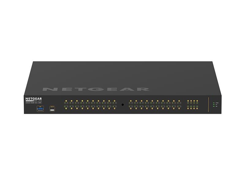 BZBGEAR NET-M4250-40G8F-PoE+PC NETGEAR AV LINE 40x1G PoE+ 480W and 8x SFP Managed Switch (Preconfigured GSM4248P-100NAS)