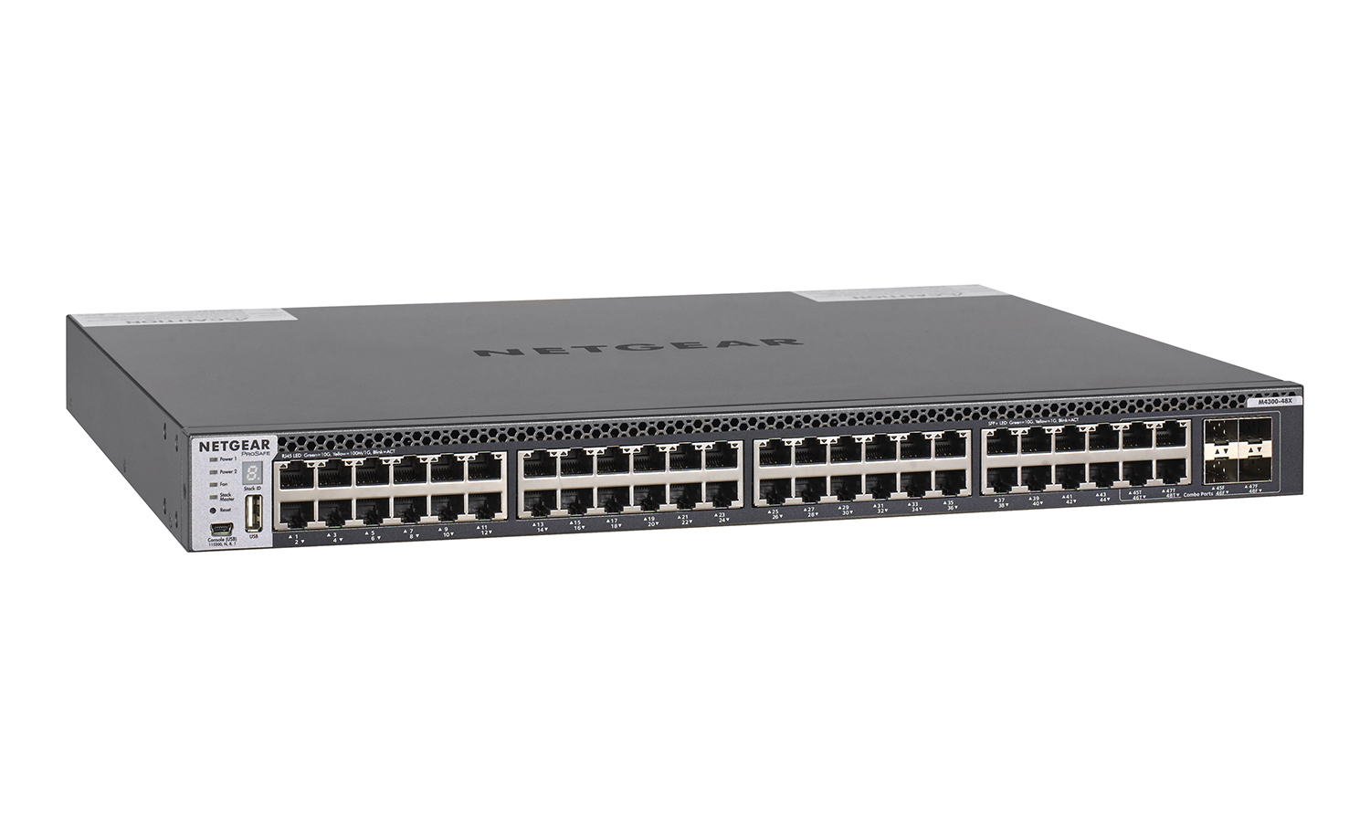 BZBGEAR NET-M4300-48X-PC 48-Port 10GBASE-T / 4x Shared SFP+ / 960Gbps Fabric / Managed L3 L4
