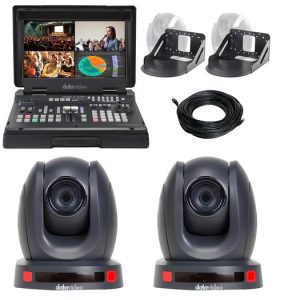 Datavideo EZ STREAMING PACKAGE C EZ Streaming Package C/HDBaseT PTZ Cameras/Portable Streaming Studio