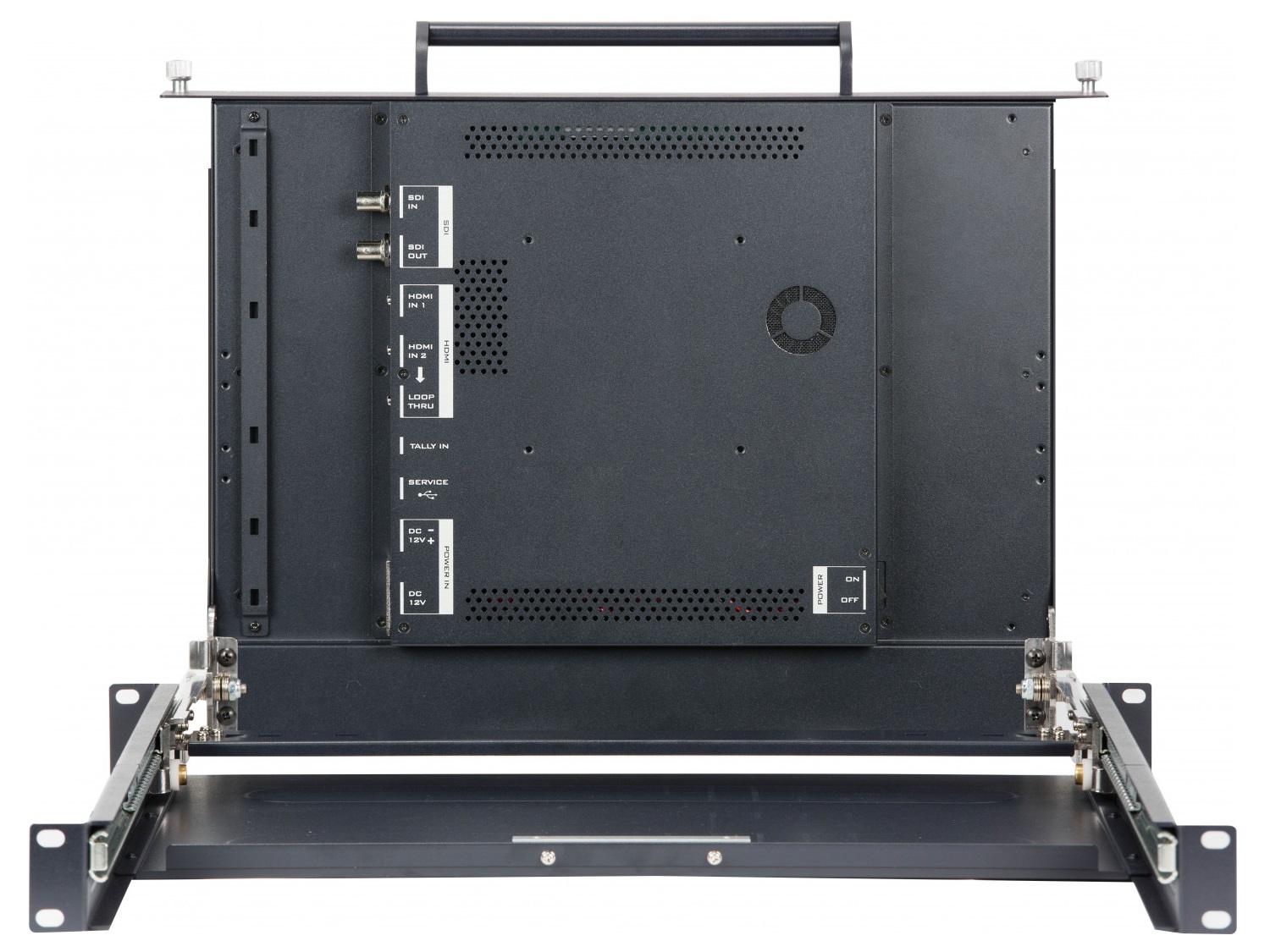 Datavideo TLM-170KM 4K 17 inch ScopeView Production Monitor-1U Foldable Rackmount Tray Unit - Image 2