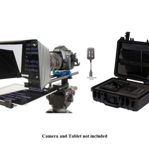 Datavideo TP500 PK TP500-B Prompter and Hard Case Kit for iPad/Android Tablets w Bluetooth/Wired Remote