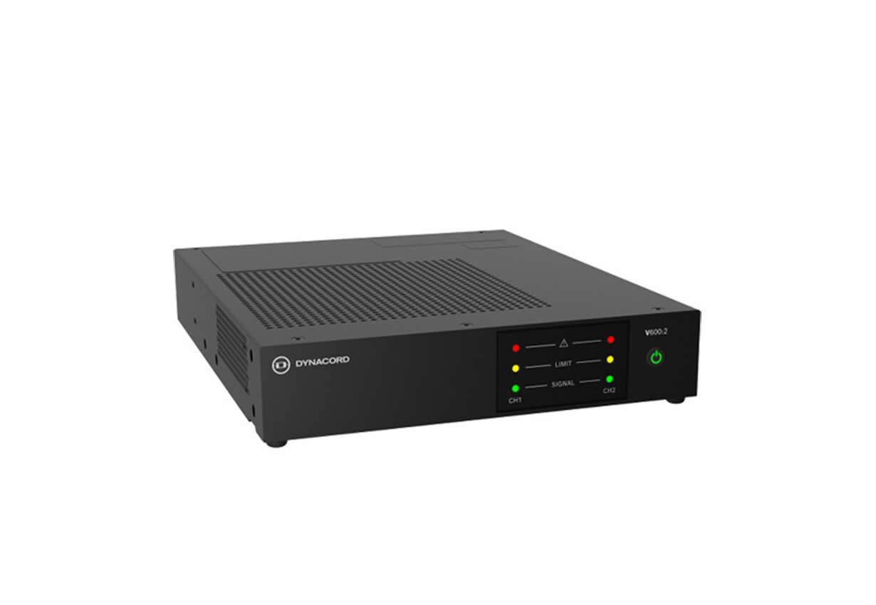 Dynacord V600:2-US 2-Channel 600W PowerTANK Class D Amplifier / Variable Load Drive VLD / EcoRAIL - Image 5