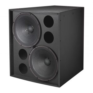 Electro-Voice EVF-2151D-BLK 15in Dual Front-Loaded Subwoofer / 4000W Peak / 137dB SPL / EVCoat Black