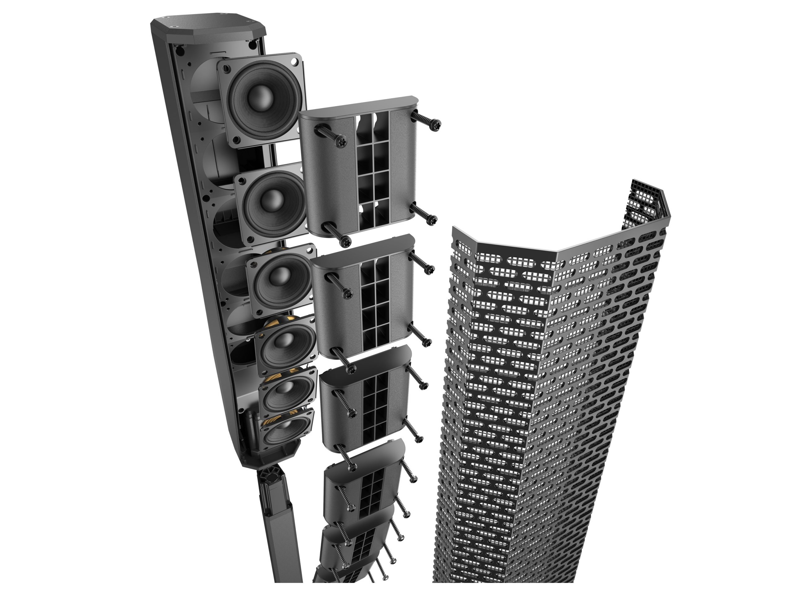 Electro-Voice EVOLVE30M-US Portable Powered Column System/US/Black - Image 2
